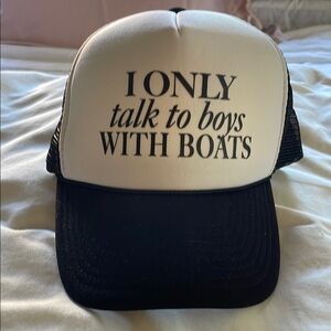 Black and White Trucker Hat